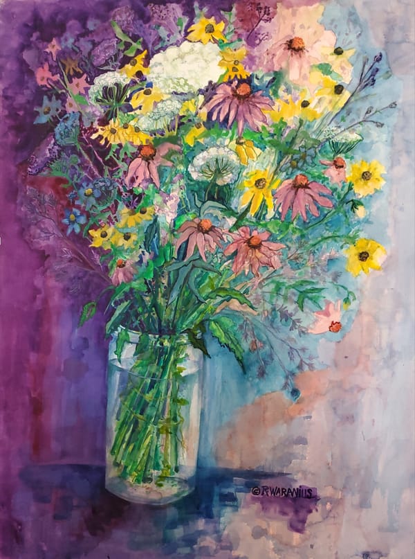 Wildflowers in a Jar